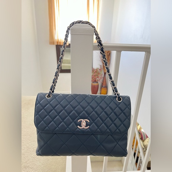 ❌❌SOLD❌❌Authentic Chanel Jumbo Lambskin/ Calfskin Classic Single Flap Handbag - Picture 3 of 16